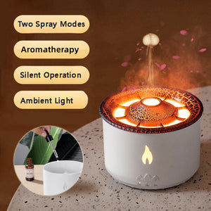 "Volcano Aromatherapy Humidifier: Creative Home Essential"