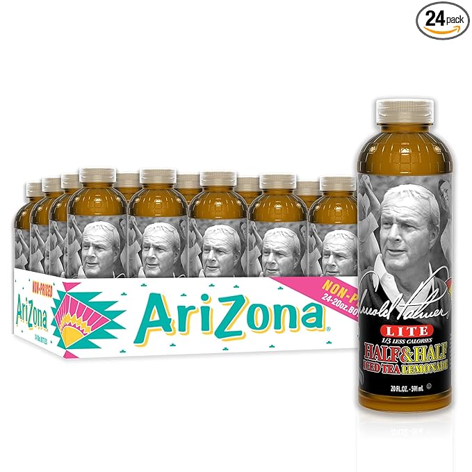 AriZona Arnold Palmer Half and Half, 20 Fl Oz (Pack of 24)