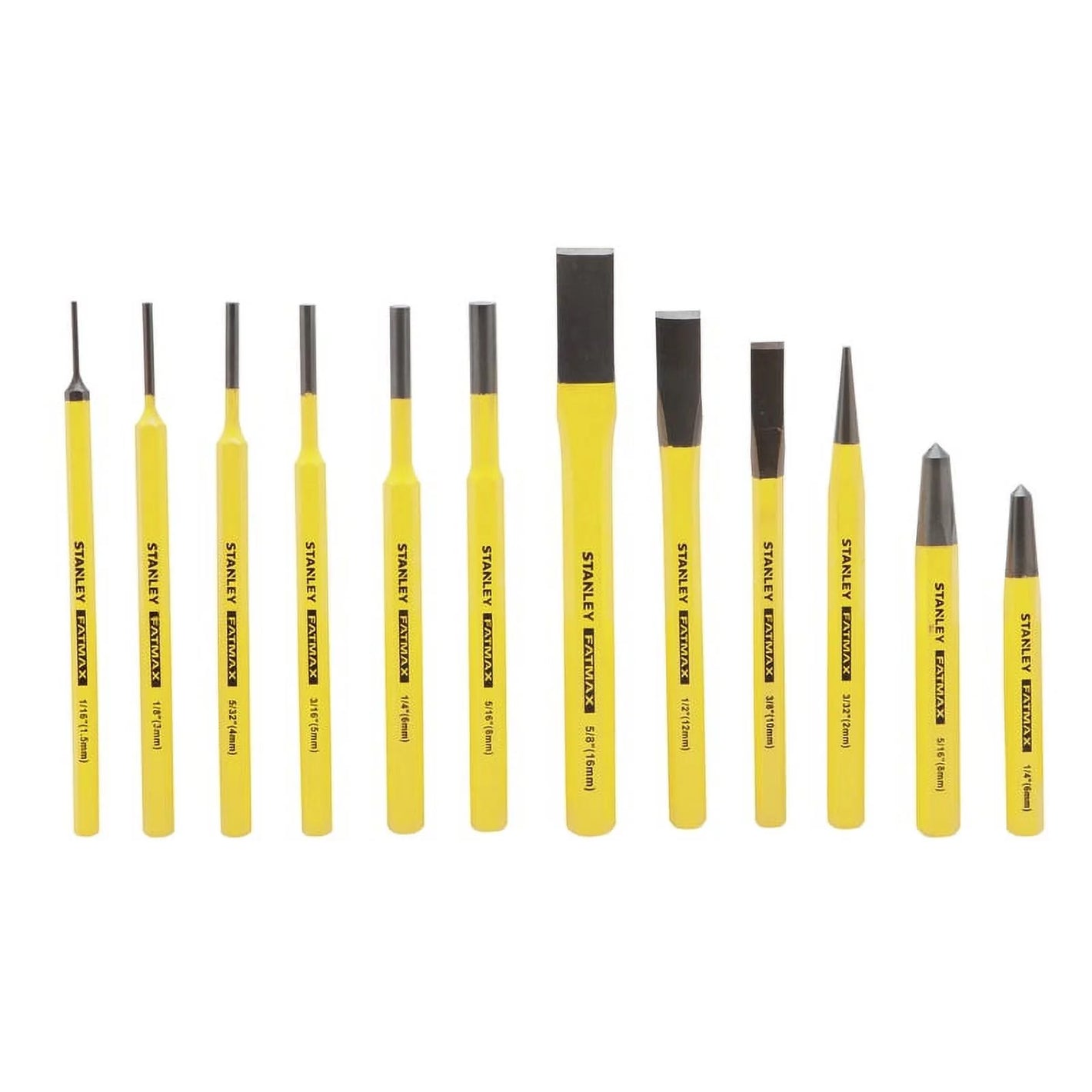 Stanley FatMax Cold Chisel And Punch Set - 12 PC, 12.0 PIECE(S)