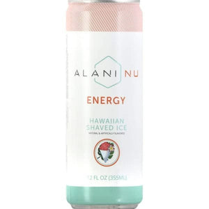 Alani Nu Energy Drink - Hawaiian Shaved Ice - 12oz Cans (Single Cans)