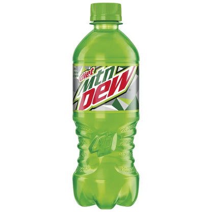 Diet Mountain Dew Citrus Soda Pop, 20 oz Bottle
