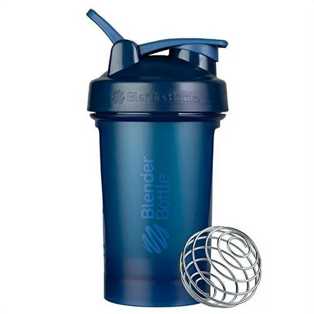 BlenderBottle Classic V2 Shaker Bottle, 20-Ounce, Navy