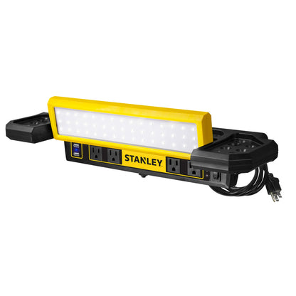 STANLEY Work Bench LED Shop Light/Power Station (PSL1000S)