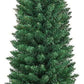 Giantex 5FT Pencil Christmas Tree, Premium Hinged Pine, Metal Legs