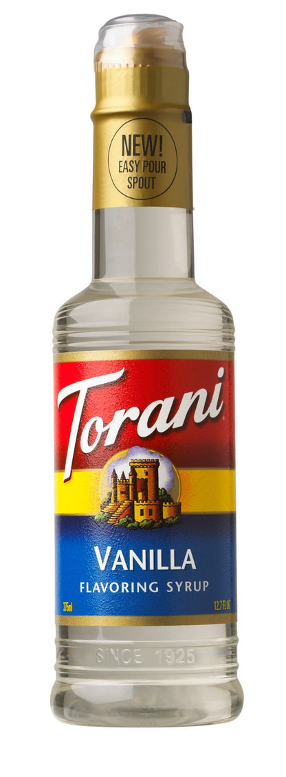 Torani Original Vanilla Syrup, Flavored Syrup, Authentic Coffeehouse Syrup, 12.7 oz