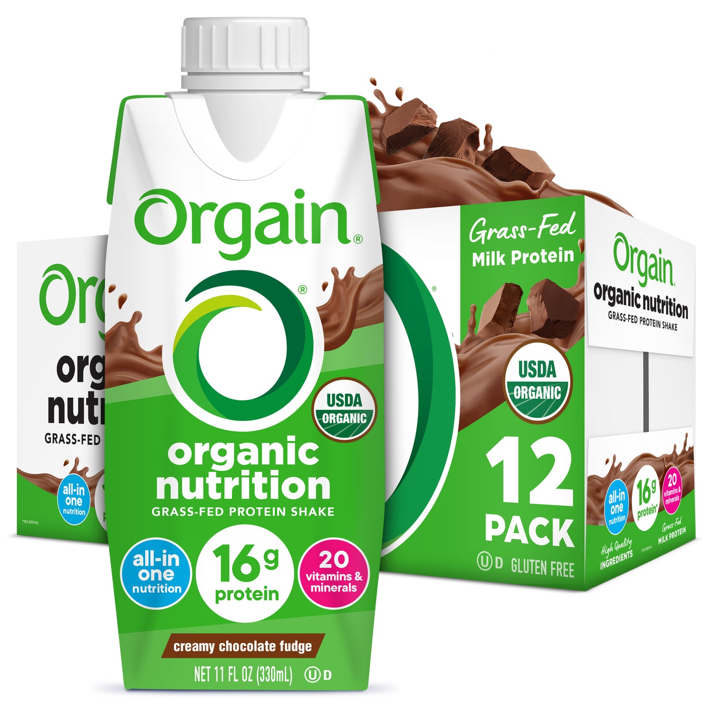 Orgain Organic Nutrition Shake, Grass Fed Protein