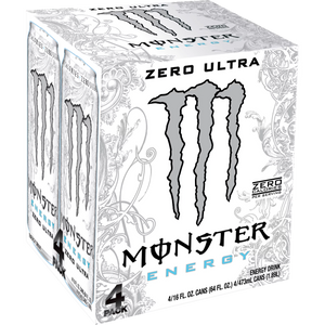 Monster Energy, Zero Ultra, Energy Drink, 16 fl oz, 4 Pack
