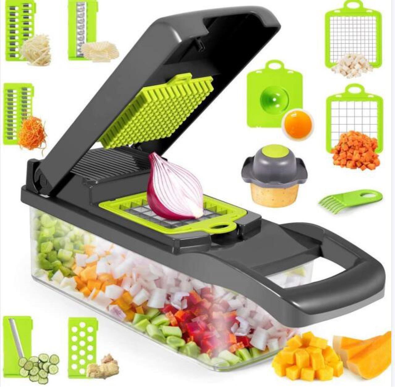 "12-in-1 Manual Vegetable Chopper"