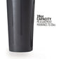 BlenderBottle Classic Loop Top Shaker Bottle, 28-Ounce 2-Pack, Clear/Black