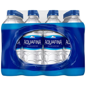 Aquafina Purified Bottled Drinking Water, 16.9 oz, 32 Pack Bottles