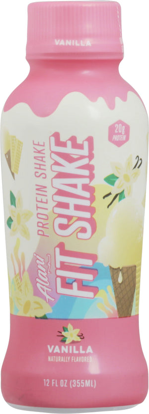 Alani Nu Fit Shake Vanilla Protein Shake, 20 Gram Protein, 140 Calories, Lactose Free, Gluten Free, 12 Fl Oz