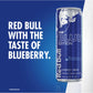 Red Bull Blue Edition Blueberry Energy Drink, 12 fl oz, 6 Packs of 4 Cans