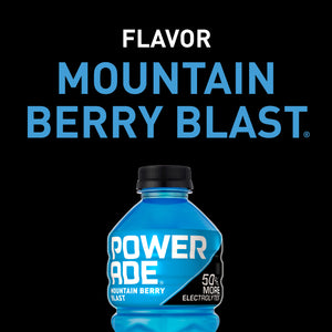 POWERADE Electrolyte Enhanced Mountain Berry Blast Sport Drink, 28 fl oz, Bottle