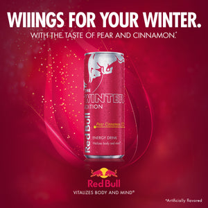 Red Bull Winter Edition Pear Cinnamon Energy Drink, 12 fl oz Can