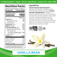 Orgain Organic Vegan 21g Protein Powder, Plant Based, Vanilla Bean 2.03lb