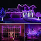 66ft Halloween & Christmas Fairy Lights, 200 LED Purple String Lights - 8 Modes, Indoor/Outdoor Decoration