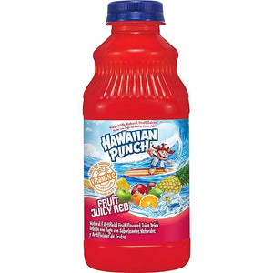 Hawaiian Punch Fruit Juicy Red, 32 fl oz bottle (Pack of 12)