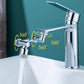 "1080 Swivel Faucet Aerator: Splash-Resistant Extender"