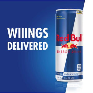 Red Bull Energy Drink, 8.4 fl oz, Pack of 12 Cans