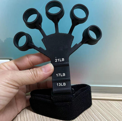 "Finger Strength Trainer: Silicone Grip Stretcher"