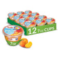 Dole Fruit Bowls Diced Peaches in 100% Juice Snacks, 4oz 12 Total Cups, Gluten & Dairy Free, Bulk Lunch Snacks for Kids & Adults