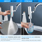 "Universal Rotating Faucet Bubbler: Splash-Proof Kitchen Gadget"