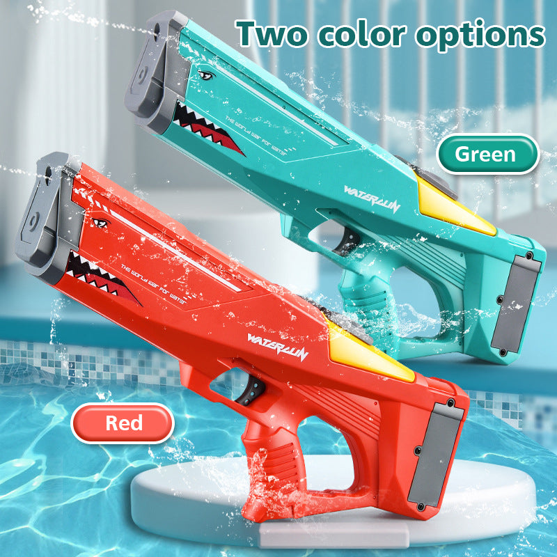 "Shark Water Gun: Electric High-Pressure Outdoor Toy"