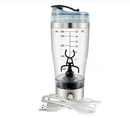 "USB Electric Protein Shake Blender: Portable Fitness Shaker Cup"