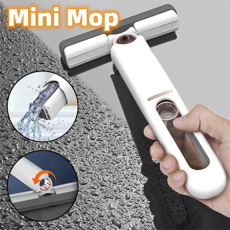 "Mini Sponge Mop: Portable Household Cleaning Tool"