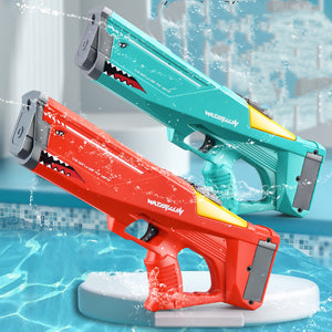 "Shark Water Gun: Electric High-Pressure Outdoor Toy"